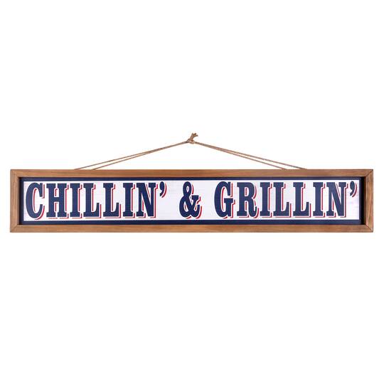 27.8" Summer Chillin' & Grillin' Wall Sign by Ashland® | Michaels